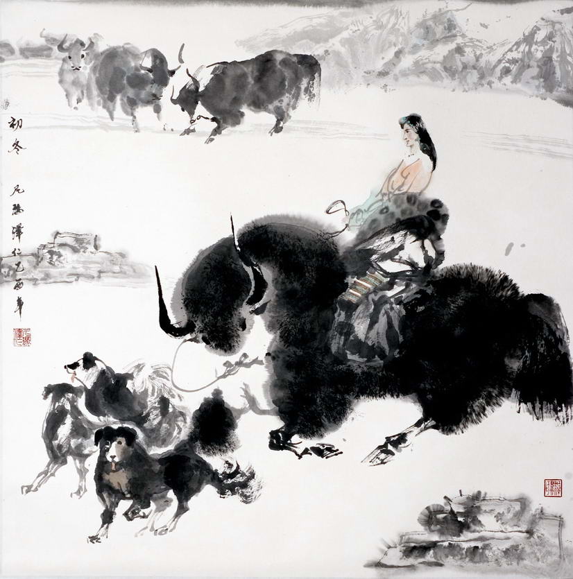 尼瑪澤仁    【初冬】    68×68cm.jpg