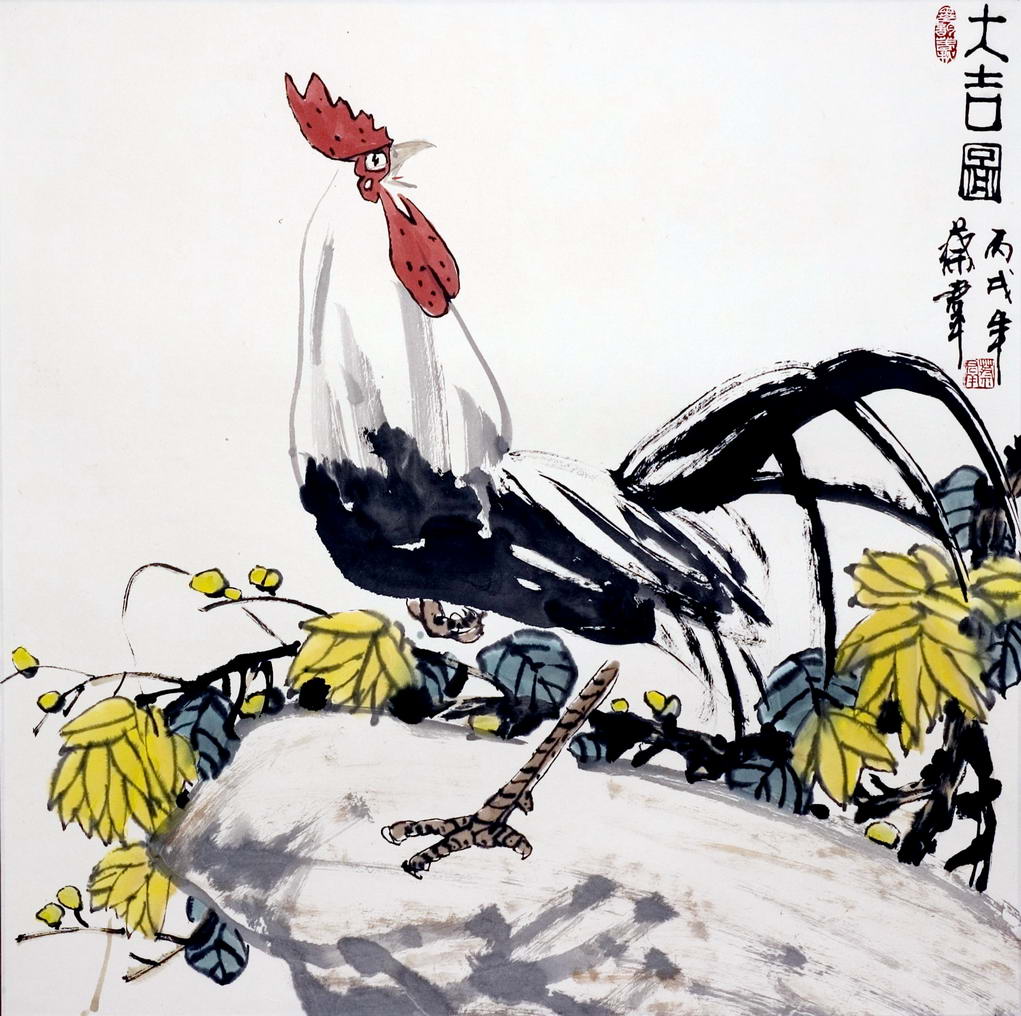 蔡群    【大吉圖】    68×68cm.jpg